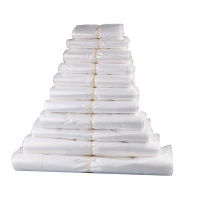 蔚岸透明背心袋 手提塑料袋 食品袋 垃圾袋 加厚款35*55cm/只