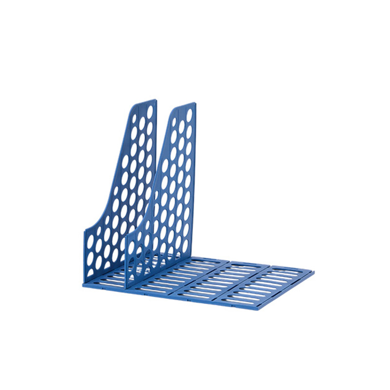 齐心 ZB0036 资料架 四格 蓝 单个装