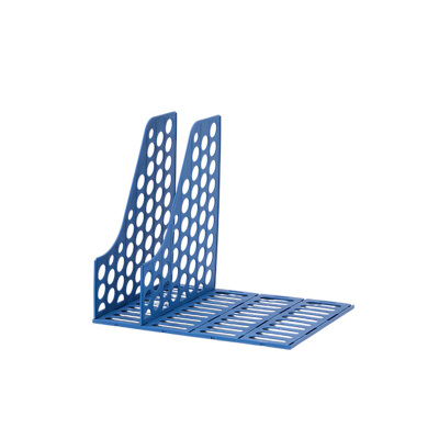 齐心 ZB0036 资料架 四格 蓝 单个装