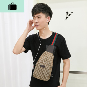 韩版潮休闲胸包 帆布男单肩包防水牛津布男斜挎包 迷你运动小背包NEW LAKE男士单肩包