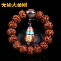 双11特惠秒发机刷包浆无齿金刚菩提手串男女佛珠手链五瓣金刚送女朋友老婆情人节七夕生日礼物