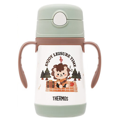 膳魔師保温杯305ml不锈钢大容量带把手TCKC-305S(颜色随机)