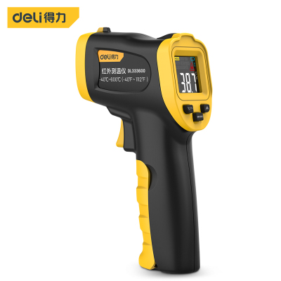 得力(deli)测温枪工业红外线测温仪温度计家用厨房烘培水温油温枪 DL333600 单位/个
