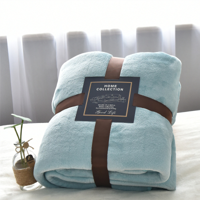 直播特卖-小毛毯被子夏季空调盖毯单人学生午睡毯办公室盖腿薄款珊瑚绒毯子甜梦莱