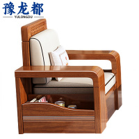 豫龙都 新中式沙发 单人位张