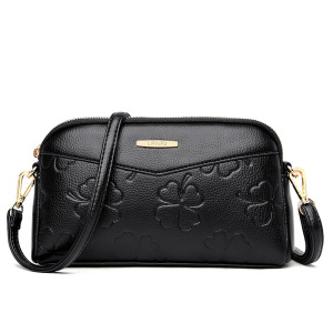 小包包女士斜挎包夏新款中年妈妈款压花手包手机零钱包单肩包