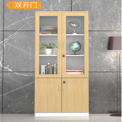 心业二门免漆板文件柜XY-MWJG2储物柜 此产品单件不出售批量请联系客服