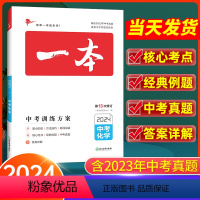 化学 全国通用 [正版]2024版 一本中考训练方案化学全国通用 初三化学基础知识四轮总复习资料大全历年中考真题九年级冲