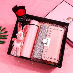 林檎情人节送女友生日女生女朋友特别的实用浪漫老婆女孩闺蜜创意礼品抖音同款女包提醒多喝水杯子LY11送女朋友老婆生日礼物送