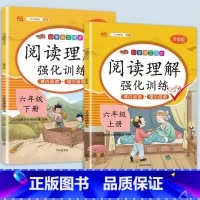 阅读理解上下册 六年级下 [正版]2023新版小学六年级上册语文数学同步训练全套人教版阅读理解专项训练书看拼音写词语练字