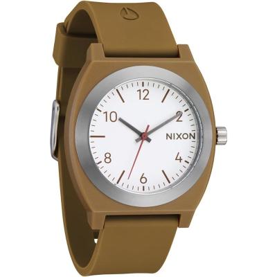 Nixon时尚腕表mm表盘mm皮质橡胶硅胶表带防水表