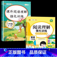 [2本]英语阅读理解+语文阅读理解 小学五年级 [正版]英语阅读理解强化训练三年级四年级五六年级上册小学生答题解题技巧模