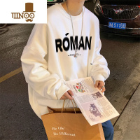 YANXU卫衣男士新款宽松男生港风潮流百搭外套上衣服