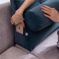 家柏饰(CORATED)床头可拆洗三角靠垫大靠枕软包腰靠垫办公室沙发抱枕护腰抱枕