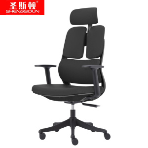 圣斯顿 S-KL7165人体工学椅办公椅710*650*1170-1230mm(张)黑色