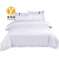 雅霖服 三件套60支纯棉白色光面180X240CM 套