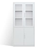 花城办公玻璃文件柜厚款 1850*900*500mm(仅限烟台五区区内配送)