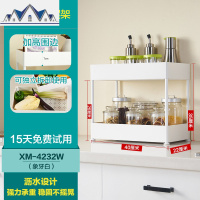 卫生间置物架落地小推车可移动带轮浴室收纳架卧室厨房架子 三维工匠