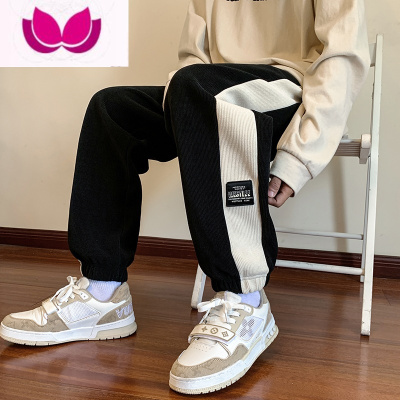 七斓高街vibe束脚卫裤男款潮牌宽松阔腿青少年运动裤潮流休闲裤子