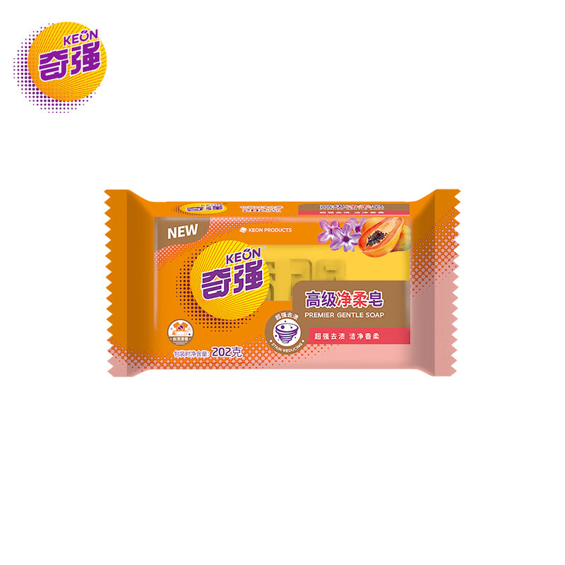 奇强高级净柔皂202g*2