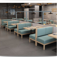 东杉 餐厅沙发 餐桌椅(一桌两沙发)可定制 套