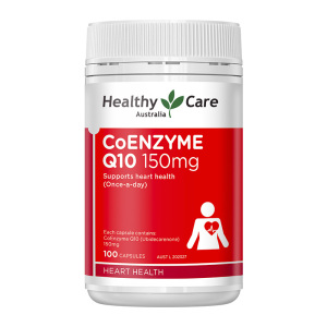Healthy Care 辅酶q10软胶囊 150mg 100粒 1瓶 hc 营养心肌 中老年成人男性女性 澳洲进口