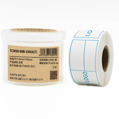 Makeid TCM30-60B-150(427) 室外设备标签 30*60mm 150张/卷 1 卷 白色
