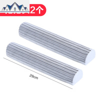 对折式挤水胶棉拖把送拖把头替换头 家用免手洗清洁吸水海绵拖布 三维工匠