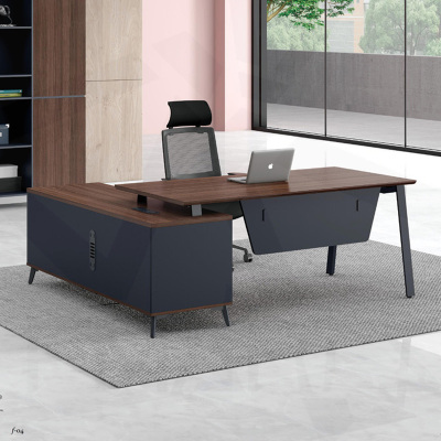 科朔 办公桌老板桌经理桌现代班台经理桌板式班台1.8米KS-1816EDWN