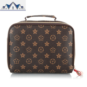 2019新款旅行化妆包大容量多功能简约女便携手提化妆品收纳包随身 三维工匠