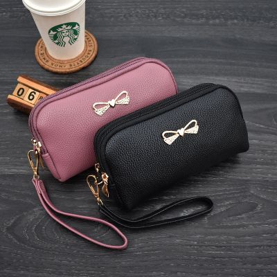 手拿包包女2020夏季新款韩版休闲百搭长款钱包双拉链小零钱包时尚