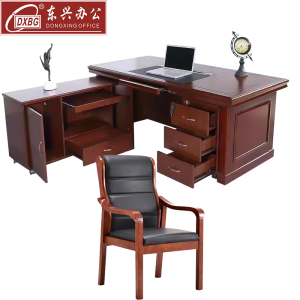 DXBG加固办公桌电脑桌台式桌简约书桌桌椅组合[工厂现做 7天内发货]