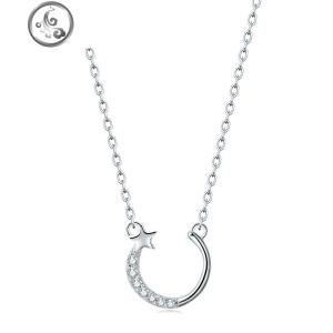 JG星月项链女锁骨链925纯银轻奢ins简约衣服配饰日系吊坠百搭气质 JiMi