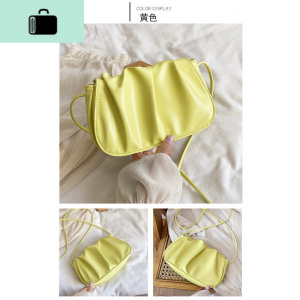 网红小包包2020新款斜挎包潮女百搭ins云朵包chic平替褶皱单肩包NEW LAKE女斜挎包