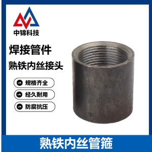 中锦科技 碳钢焊接内丝接头 DN80[3寸] 个