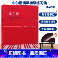车尔尼钢琴初级练习曲 [正版]新版 车尔尼钢琴初级练习曲 作品599 江晨大字版大音符钢琴初步教程幼儿童成人钢琴实用教学