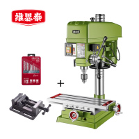 维思泰 台钻调速台式钻铣床钻攻一体机 380V/1500W/ZSX7032钻攻铣床三用+平口钳 台