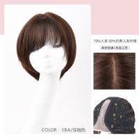 瑞贝卡假发女空气刘海短直发bobo头干练自然利落职场风格时尚头套