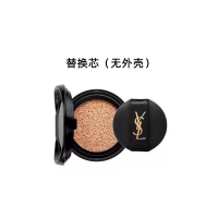 YSL圣罗兰皮气垫 黑色皮革气垫20#自然白 粉底液细腻服帖自然无瑕清透奶油肌持久不脱妆均匀肤色隐形毛孔提亮肤色