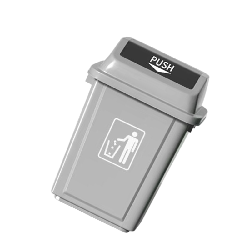 鑫睿辉 摇盖垃圾桶 60L 个