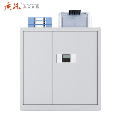 质凡 保密柜单节柜带抽电子密码锁 /ZF-BMG041/970*420*900mm(厚度0.6mm)
