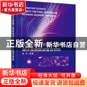正版 磁功能化石墨烯三维结构设计及其吸波复合材料(精) 陈平等著