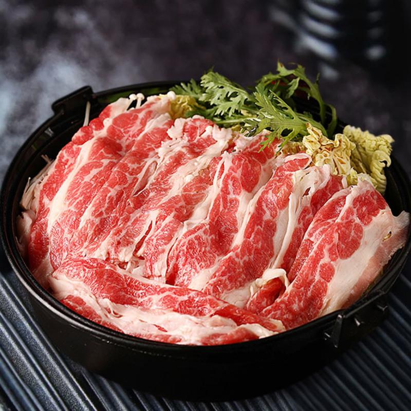 赛卡伊 [原切]国产谷饲肥牛片新鲜厚切牛肉卷烧烤火锅酸汤肥牛食材