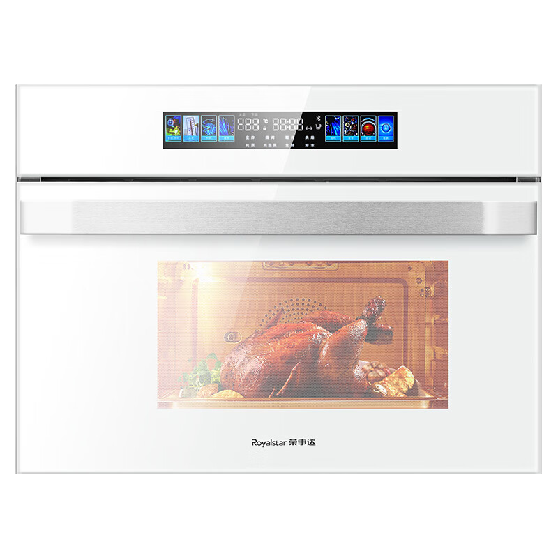 荣事达60L嵌入式蒸烤箱家用烘焙一体多功能大容量微蒸烤炸四合一体机2361