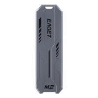 忆捷(Eaget)M.2移动固态硬盘(PSSD)HM05 Type-C USB3.2高速传输CNC全金属款512G