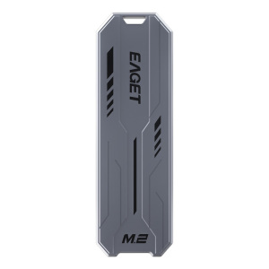 忆捷(Eaget)M.2移动固态硬盘(PSSD)HM05 Type-C USB3.2高速传输CNC全金属款512G