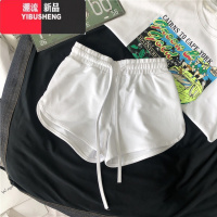 YIBUSHENG运动短裤女季跑步2024新款外穿休闲宽松大码居家睡裤ins潮