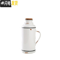 三维工匠复古墨绿色仿搪瓷凉水壶水杯餐厅家用拍摄道具玄关摆件 白色水壶