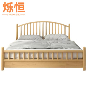烁恒实木床
