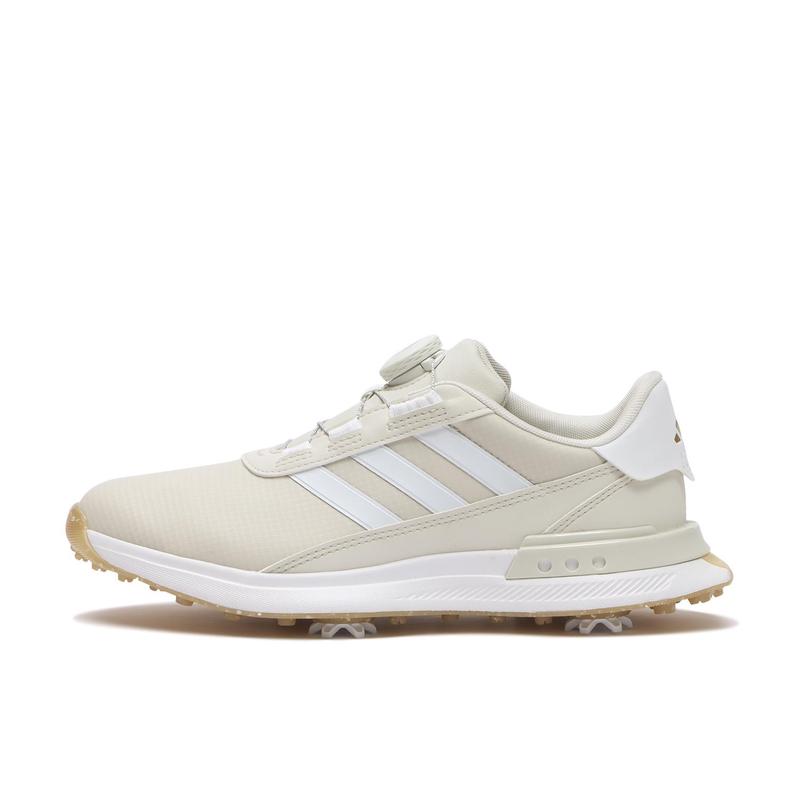 Adidas/阿迪达斯女鞋休闲运动鞋轻便回弹BOA系带灰白全掌LIGHTSTR